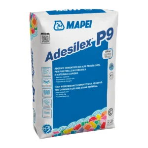MAPEI Adesilex P9 flexibilis csemperagasztó 25kg padlófűtéshez és kültéri burkoláshoz