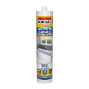 Soudal Neutrális Szaniter Szilikon /fehér-színtelen/