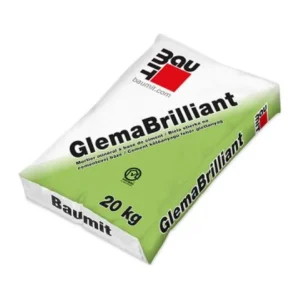 Baumit GlemaBrilliant kül- és beltéri vízálló cementes glett, hófehér