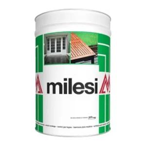 Milesi vékonylazúr prémium vízbázisú kültéri fafesték és lazúr 1 és 5L fém kanna
