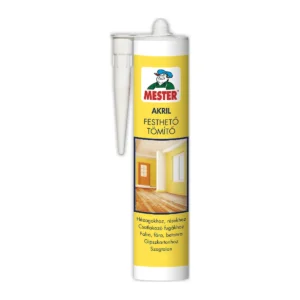 Mester akril tömítő fehér festhető 310ml kartus termékfotó