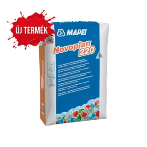 Új MAPEI Novoplan 220 önterülő alzatkiegyenlítő 25 kg-os zsák.