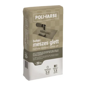 Poli-Farbe beltéri meszes glett 5 kg és 20 kg