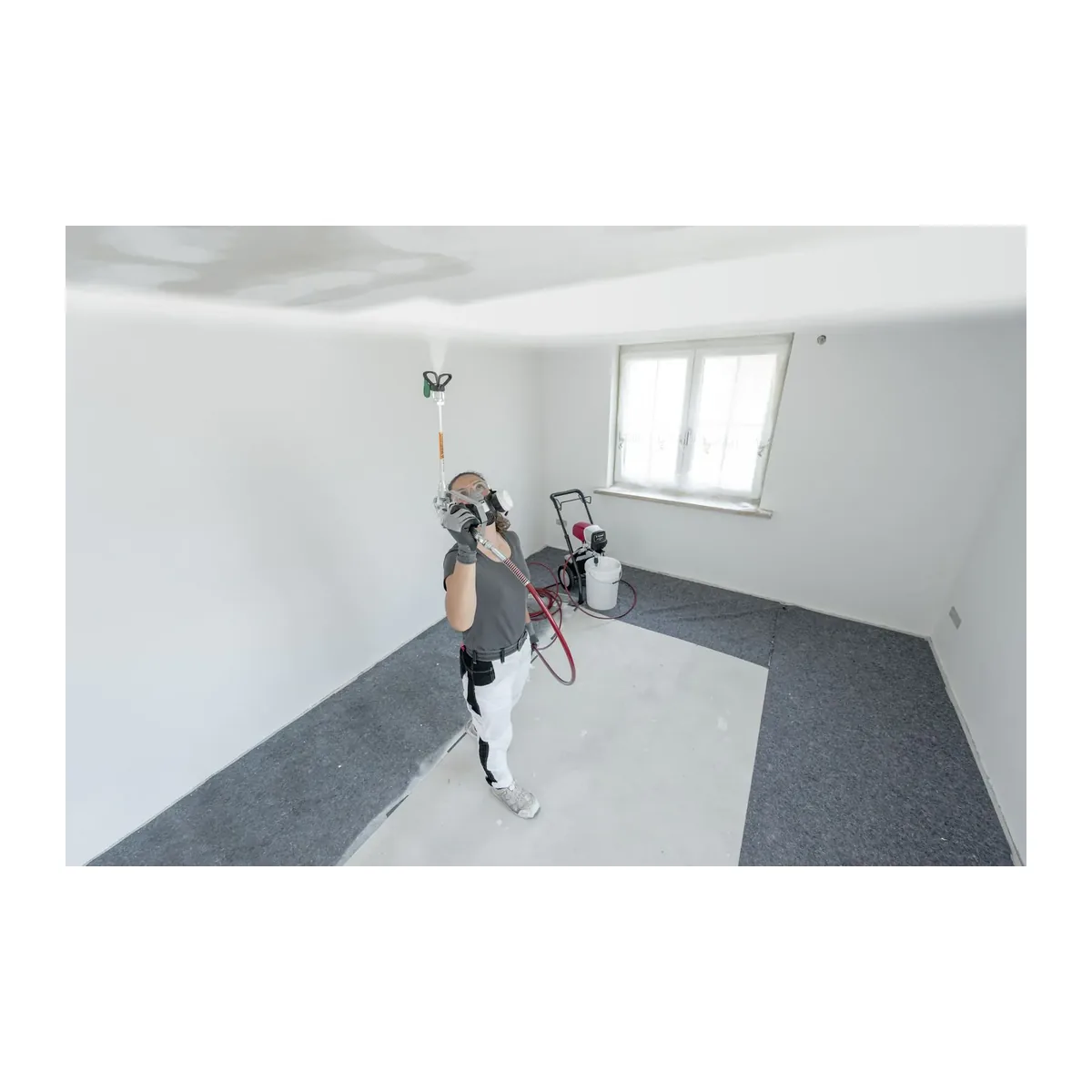 Titan Compact 190 airless festékszóró gép kocsival
