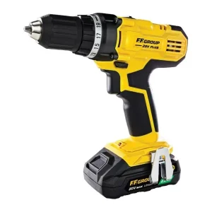 F.F.Group CDD/40 20V Plus akkumulátoros fúrógép, 2 db akkuval