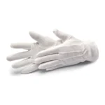 Cottonstar pamutkesztyű L/9,5″ pettyes tenyérrésszel