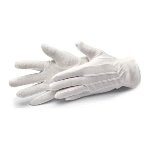 Cottonstar pamutkesztyű L/9,5″ pettyes tenyérrésszel, CAT1