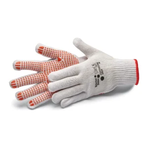 Cottonstar Grip pamutkesztyű M/8″ pettyes tenyérrésszel, CAT1