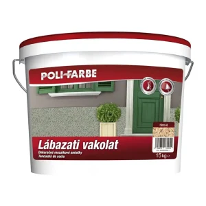 Poli-Farbe lábazati vakolat, színes