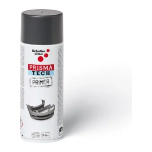 Prisma Tech Plastic Primer 400 ml, alapozó spray műanyagokhoz, sötétszürke