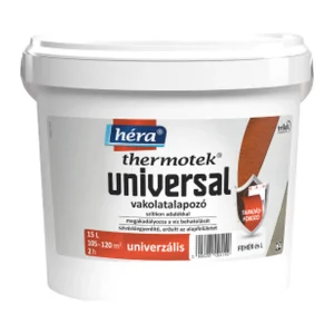 Héra Thermotek Universal vakolatalapozó – akril és szilikon vakolatok alá, 5 l és 15 l