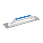 Nagy glettvas – Kubala INOX fogazott 130×480 mm