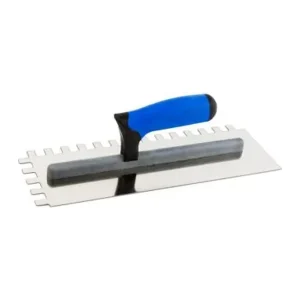 Kubala INOX fogazott glettvas íves 12×16 mm