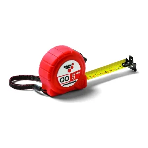 GO PRO mérőszalag csúszásmentes házzal, 3, 5 és 8 m