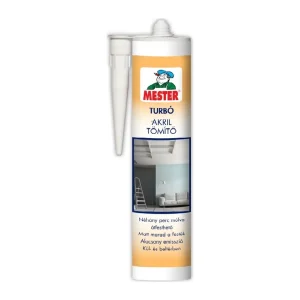 Mester Turbó akril tömítő 310 ml, átfesthető