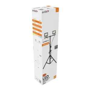 LED reflektor állvánnyal, Slim SMD 2×30 W, 4000 K, 2 fejes