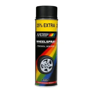 MOTIP felni (keréktárcsa) spray – ezüst és fekete, 500 ml