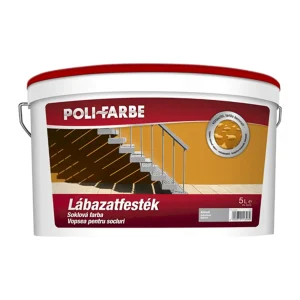 Poli-Farbe Lábazatfesték – Szilikonadalékos Kültéri Diszperziós Festék (1, 5 L)