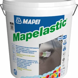 Mapei Mapelastic – kétkomponensű vízszigetelő habarcs erkélyhez, teraszhoz (16 kg, 32 kg)