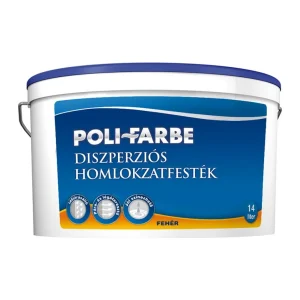 Poli-Farbe diszperziós homlokzatfesték, 5 l és 14 l