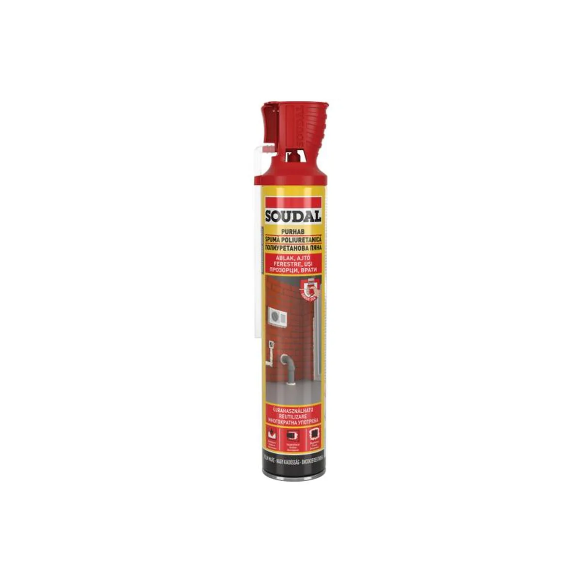 Soudal Genius Gun kézi purhab – sima és téli