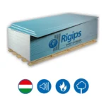 Rigips Blue Acoustic RF Hanggátló Gipszkarton 12,5 mm – Tűzgátló Építőlemez (2000×1200 mm)
