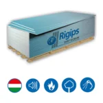Rigips Blue Acoustic 2.0 RFI Hanggátló Gipszkarton – Impregnált, Tűzgátló Építőlemez