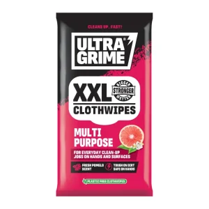 UltraGrime XXL Multi Purpose általános tisztítókendő, pomelo illat