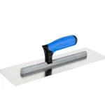 Kubala INOX sima glettvas 130×405 mm, csiszolt (2K nyél)