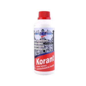 Ferrokémia Korant rozsdaátalakító festék, fekete – 500 ml vagy 5 l
