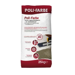 Poli-Farbe Policolor Termo ragasztóhabarcs 25 kg – polisztirol és kőzetgyapot ragasztására, hálóbeágyazásra