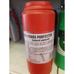 Klorid oxid porfesték habarcs és beton színezésére – barna, fekete, sárga, vörös, krómoxid zöld