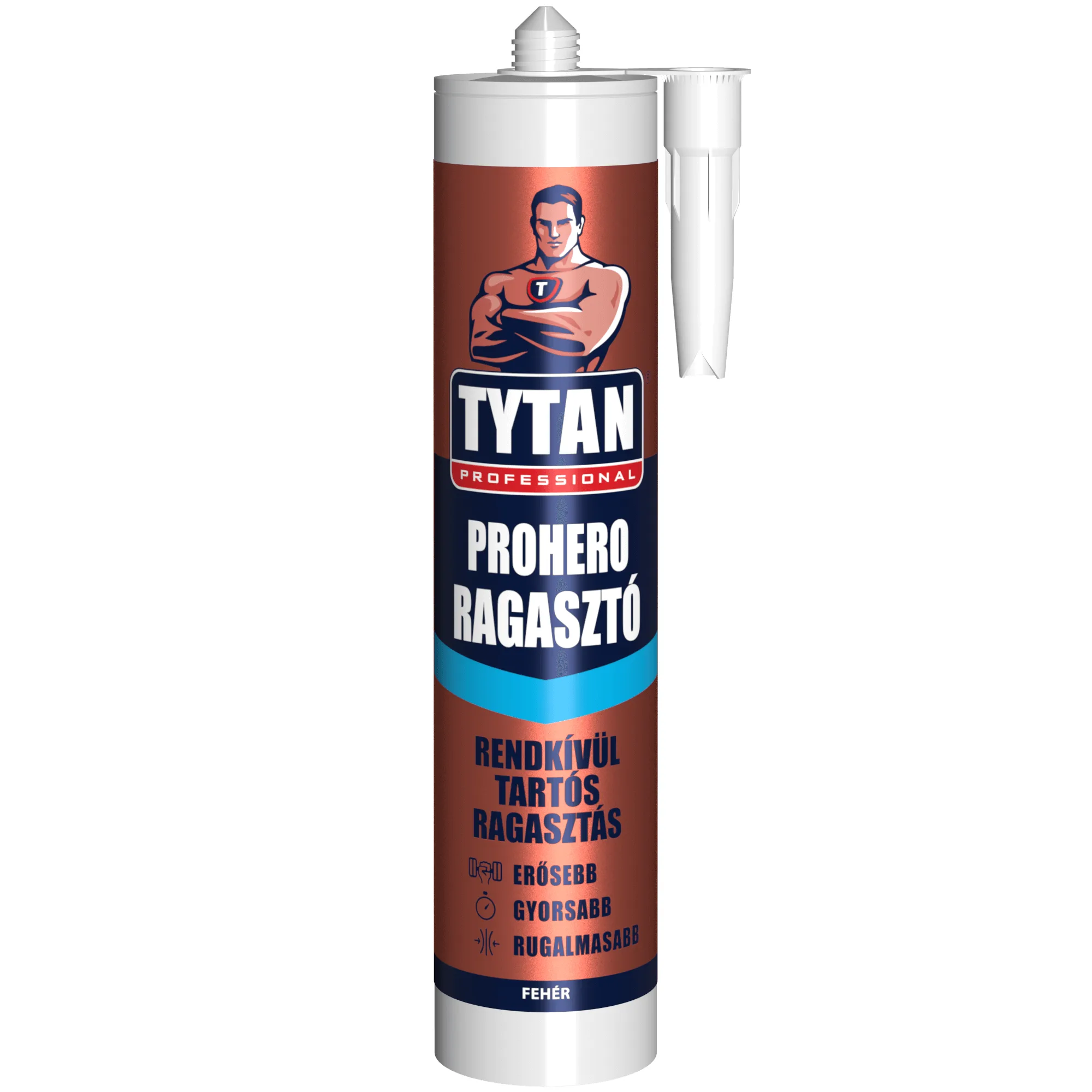 Tytan Professional PROHERO hibrid szerelési ragasztó 290 ml, fehér