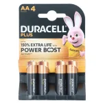 Duracell Plus AA elem, 4 db