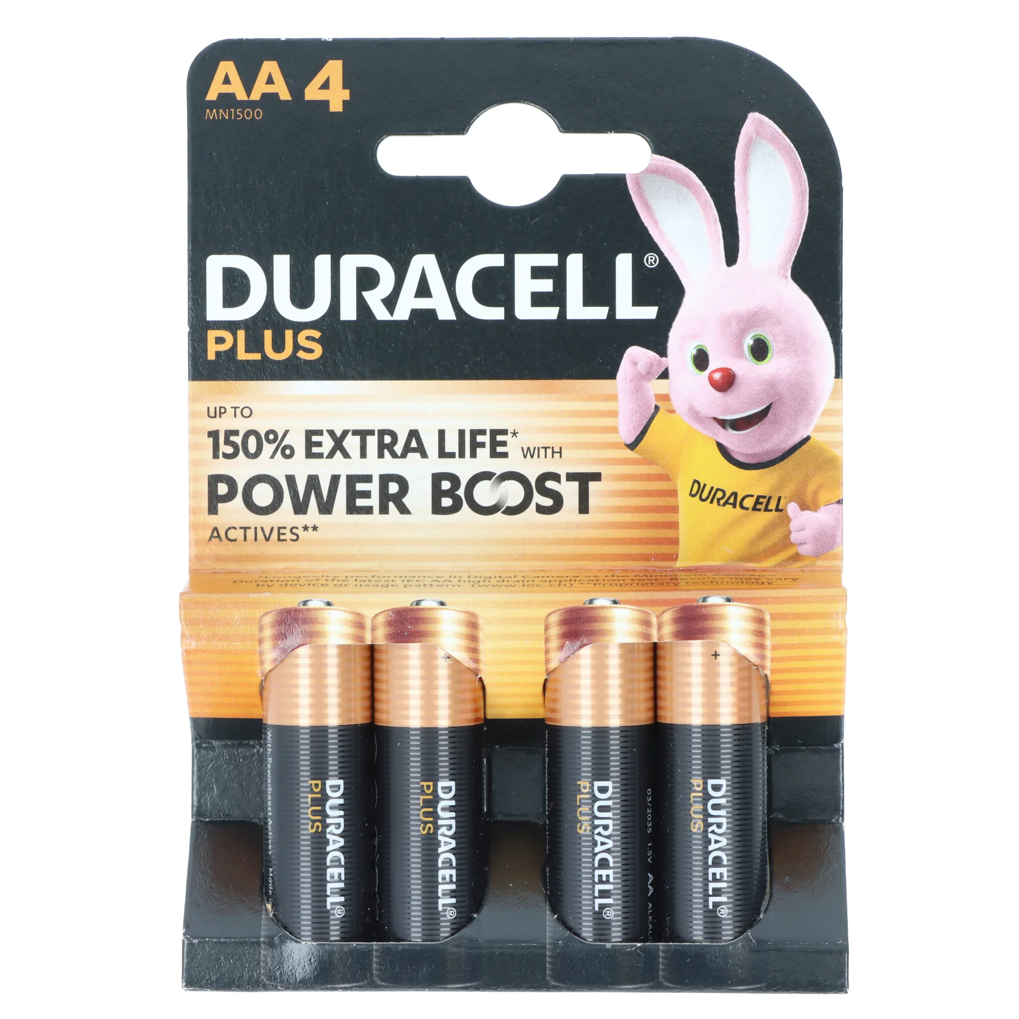 Duracell Plus AA elem, 4 db