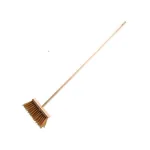 Kerti seprű 25 cm göndör szőrrel, nyéllel