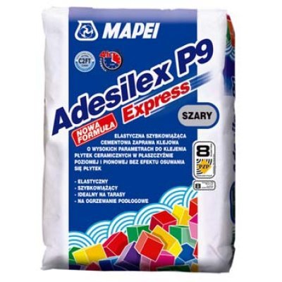 Mapei Adesilex P9 Express gyorskötésű csemperagasztó