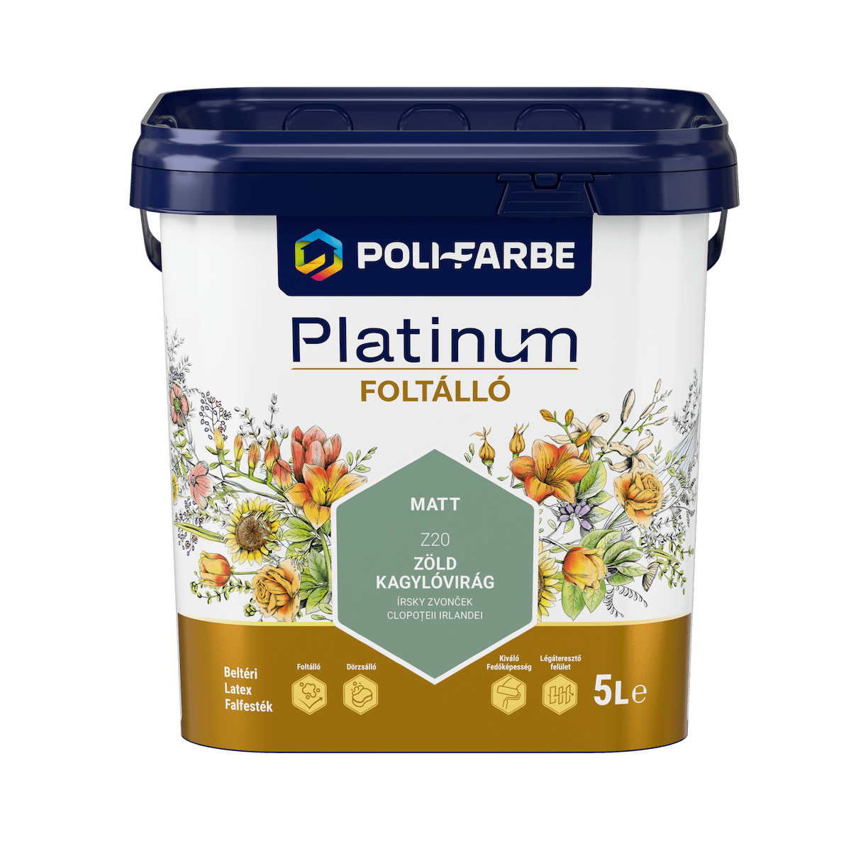 Poli-Farbe Platinum Foltálló beltéri falfesték