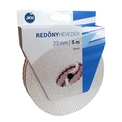 Redőnyheveder – 14 mm műszál szürke vagy 23 mm pamut, 5 m és 10 m