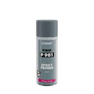 HB Body P981 1K epoxi alapozó spray, szürke, 400 ml