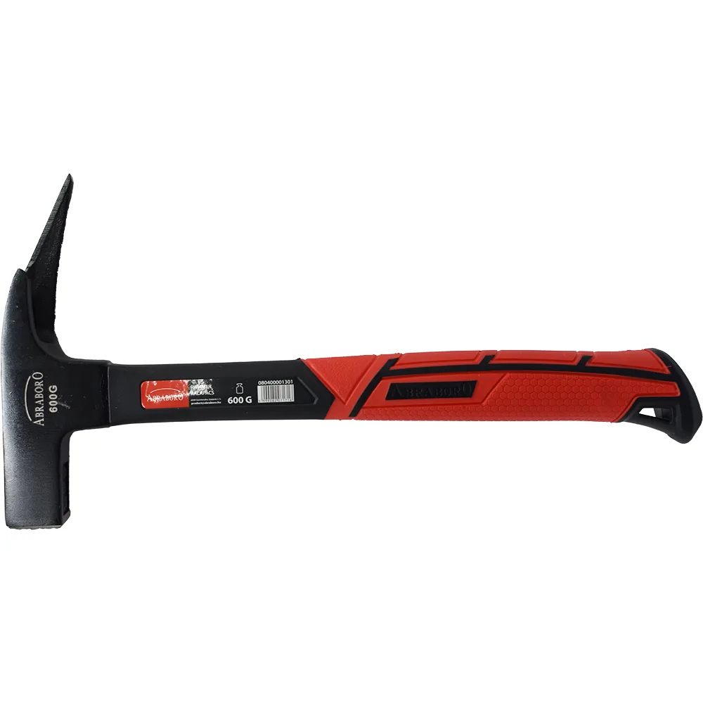 ABRABORO ácskalapács 600 g, SOFTGRIP nyelű, mágneses szegtartóval