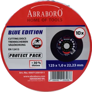 ABRABORO Chili INOX Blue Edition vágókorong 115 x 1,0 mm, 10 db
