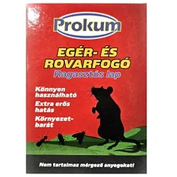 Egér- és rovarfogó ragasztós lap 16,5×12 cm