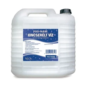 Poli-Farbe ioncserélt víz 2 l, 5 l és 10 l – akkumulátorhoz, vasalóba, hűtőfolyadékhoz