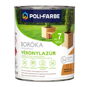 Poli-Farbe Boróka fakonzerváló vékonylazúr, 0,75 l és 2,5 l
