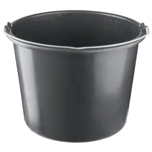 HARDY építőipari vödör 20 l, fekete, fém füllel