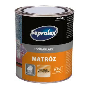 Supralux Matróz UV-álló csónaklakk magasfényű, színtelen 0,75 l