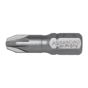 ABRABORO SUPRA Pozidriv (PZ) bit, PZ0–PZ3, 25 és 50 mm, TiN is