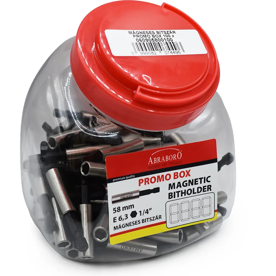 ABRABORO mágneses bitszár 1/4", 58, 100 és 150 mm