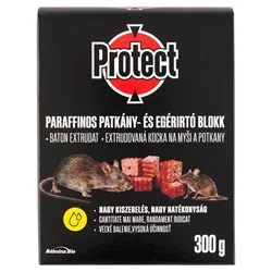 Protect rágcsálóirtó – paraffinos blokk vagy granulátum egerek, patkányok ellen